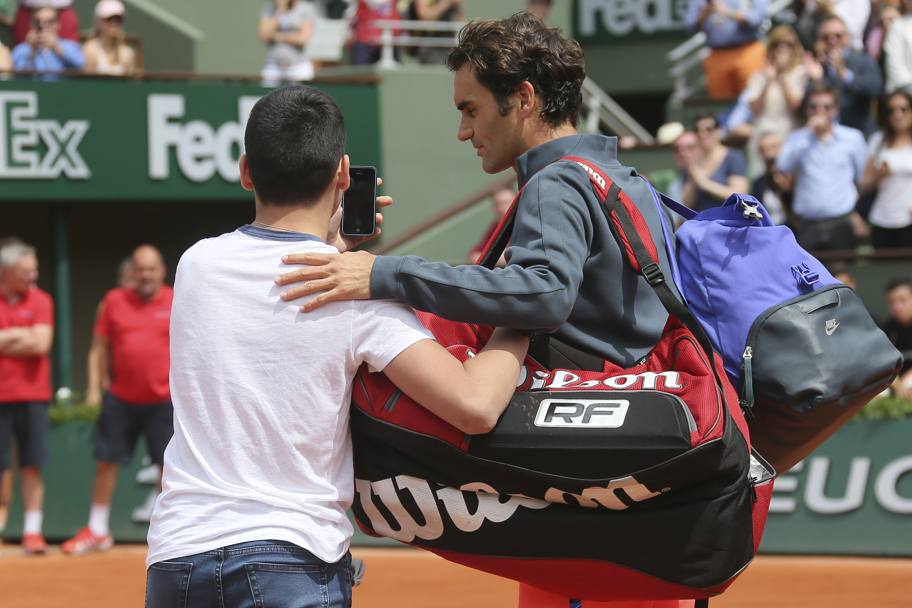 Federer, furioso, ha puntato il dito sulla sicurezza del torneo (Ap)